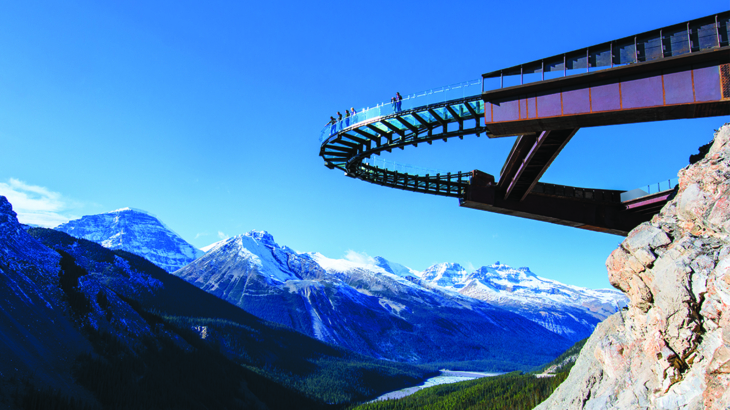 Kanada Alberta Glacier Skywalk Jasper Nationalpark Foto Brewster Travel Canada